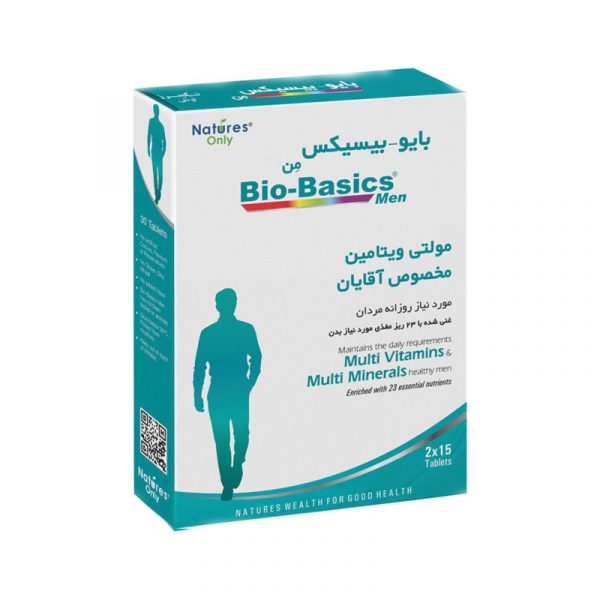 قرص مولتی ویتامین بایوبیسیکس من نیچرز اونلی 30 عددی