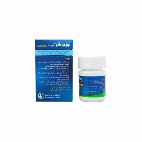 قرص نوپتوگر نوپپت هوگر دارو 90 عددی
