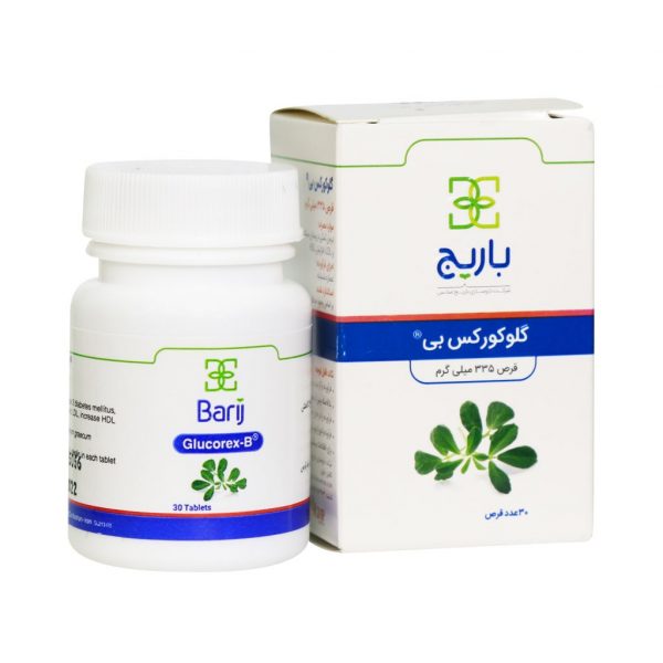 قرص گلوکورکس باریج اسانس 335 میلی گرم 30 عددی