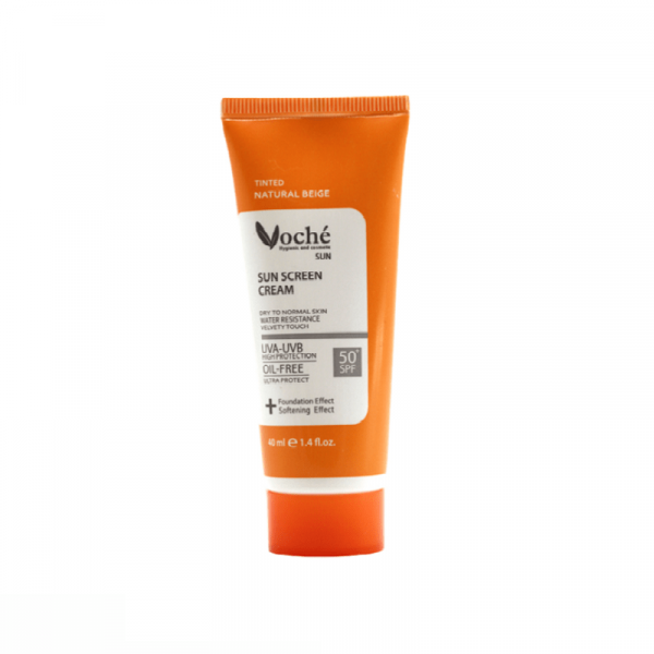 کرم ضد آفتاب SPF50 فاقد چربی پوست خشک و معمولی بژ روشن وچه 40 میلی لیتر