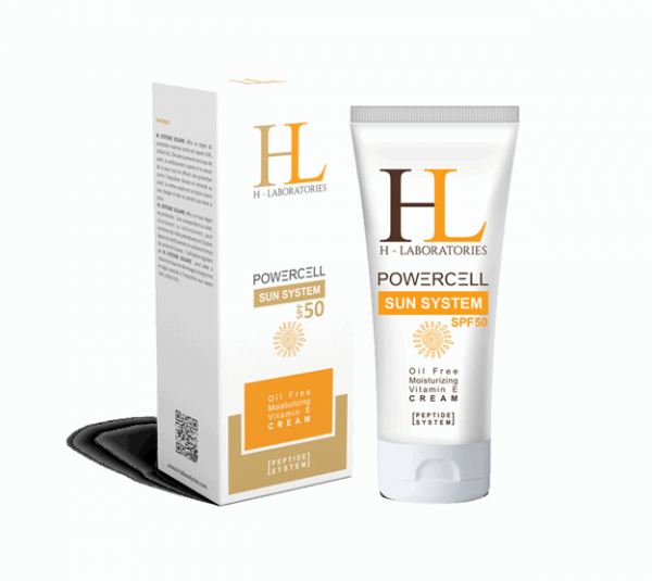 کرم ضد آفتاب رنگی اچ ال SPF50 حجم 50 میل