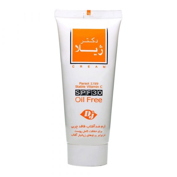 کرم ضد آفتاب رنگی فاقد چربی دکتر ژیلا پوست چرب SPF30