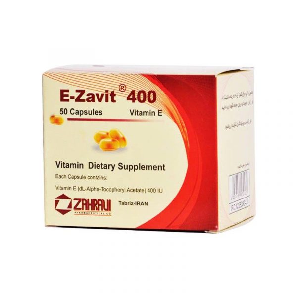 کپسول ای زاویت 400 زهراوی 50 عددی